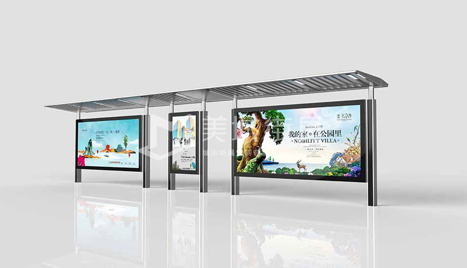 不銹鋼公交站臺 不銹鋼公交站臺